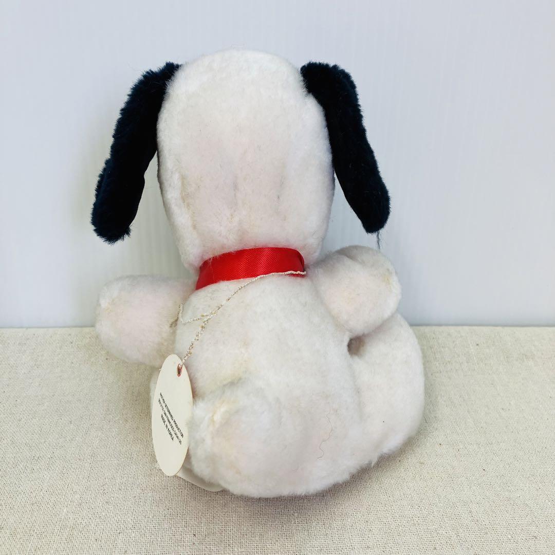 初期 スヌーピー ぬいぐるみ PEANUTS ピーナッツ SNOOPY タグ