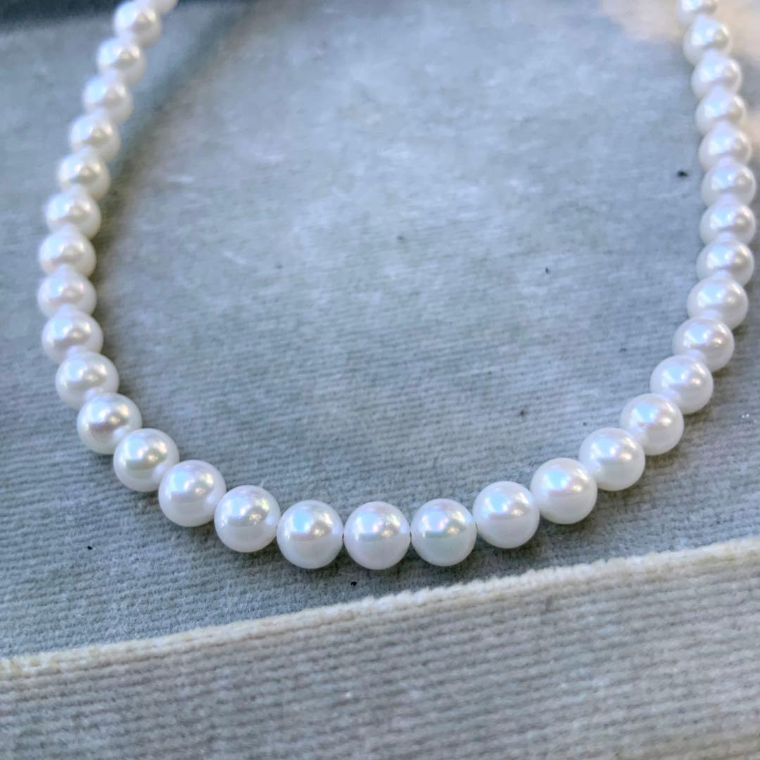 アコヤパールベビーネックレス 4.5×5㍉