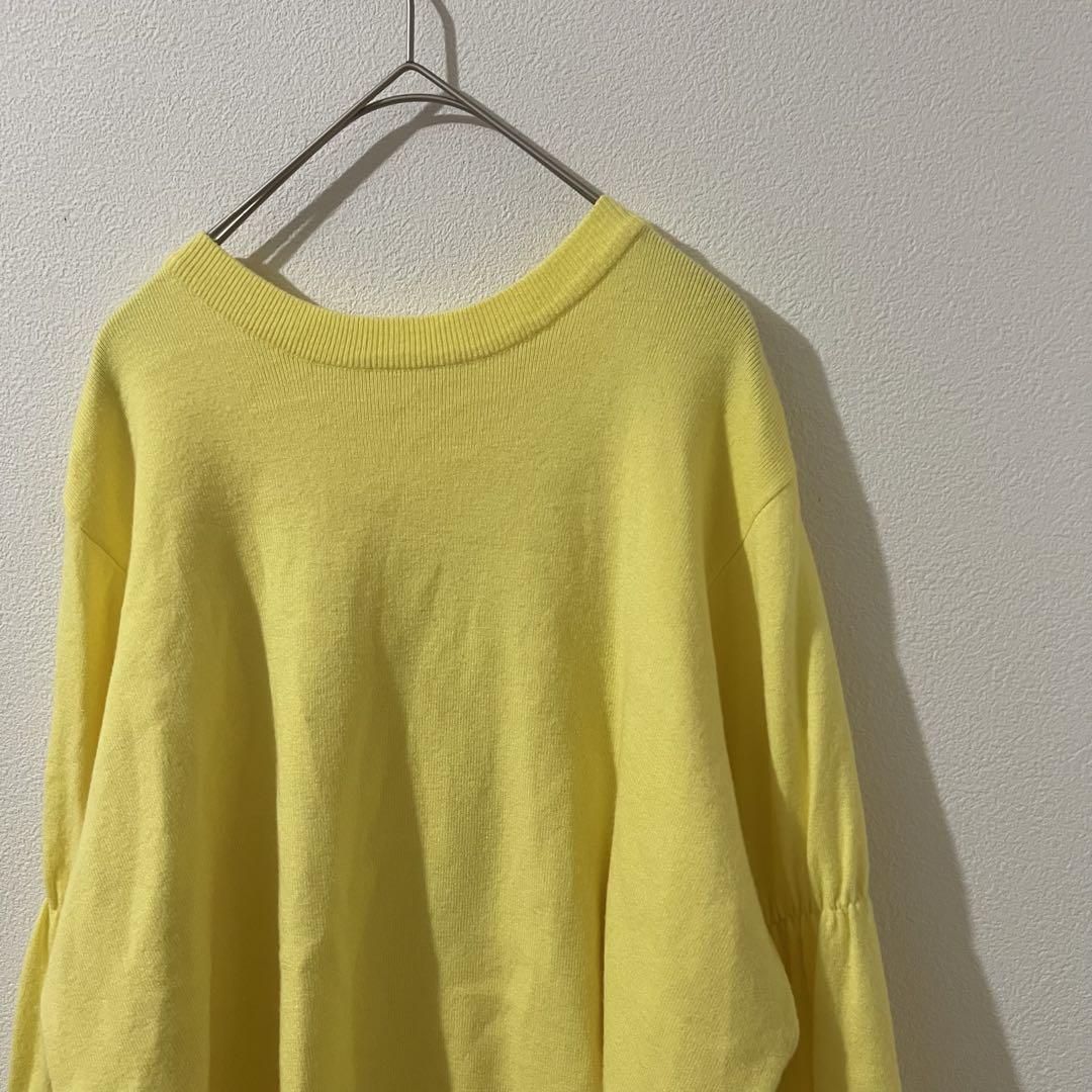 TOLNERA トルネラ 美品⭐︎ イエロー セーター チュニック M レーヨン TOLNERA トルネラ 美品⭐︎ イエロー セーター チュニック M