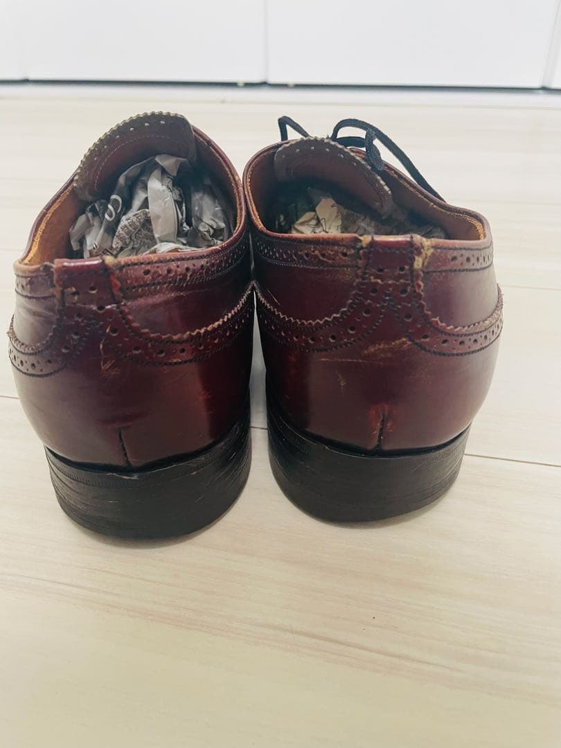 イングランド製 Johnston-Murphy レザーシューズ ビンテージ28cm・JOHNSTON&MURPHY WWW_MORNINGWALKER_COM