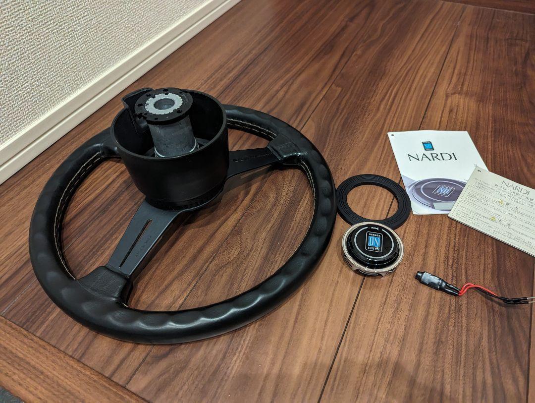 NARDI ステアリング 80スープラ ボス付き