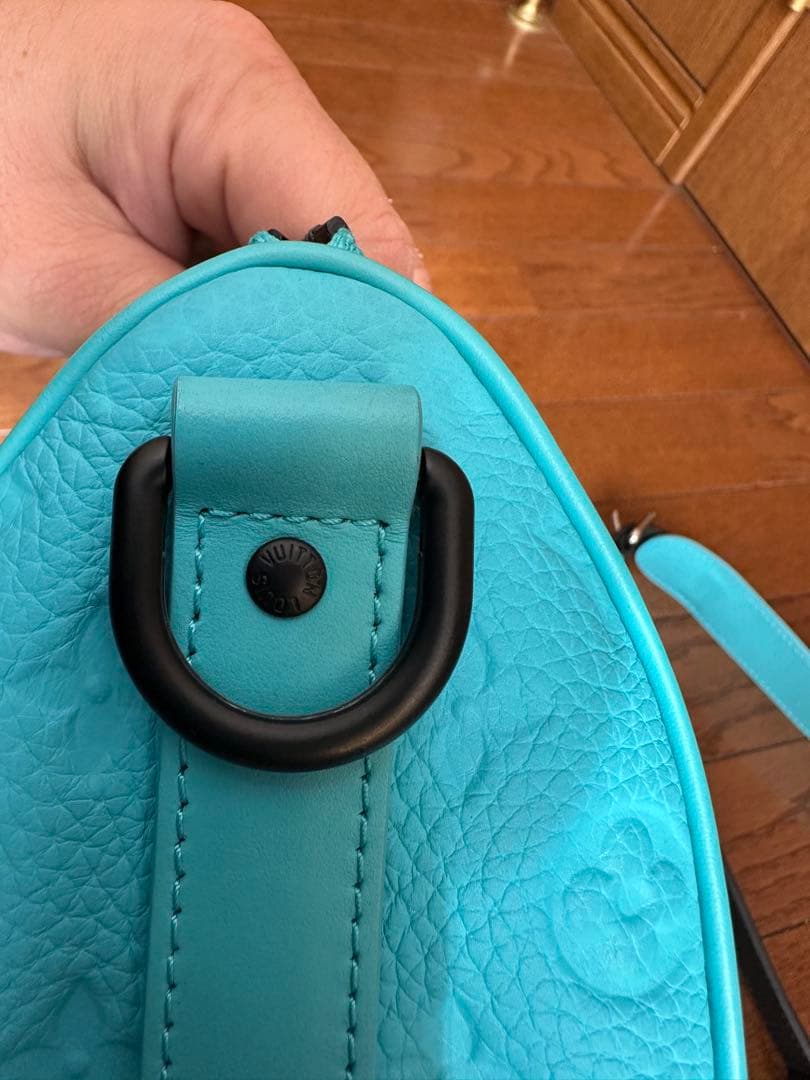 【5万値下完了】ルイヴィトン キーポル バンドリエール 25トリヨン ターコイズ