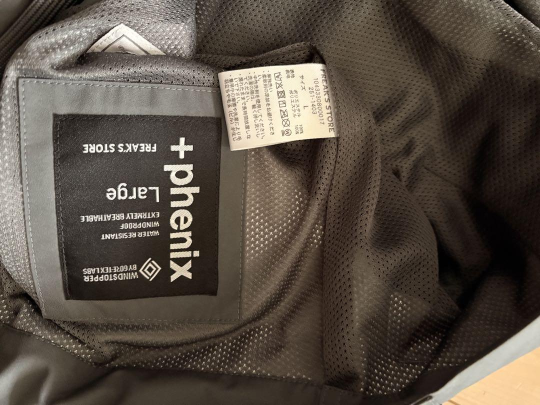 +phenix GORE-TEX パンツ　新品未使用　サイズL ブラック 黒