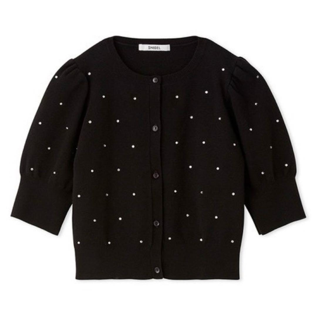 【美品】SNIDEL スナイデル ホットフィットコンパクトカーディガン CGRY 5,399円