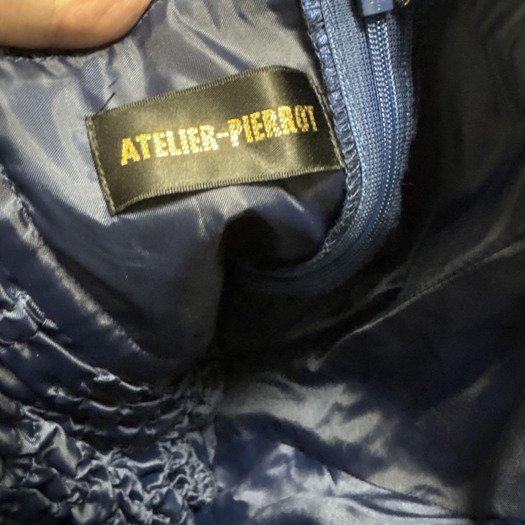 ATELIER-PIERROTバッスルコルセットスカート ネイビーアトリエピエロ