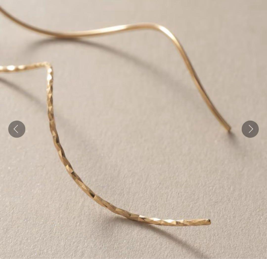 ココシュニックポリッシュミラーカットチェーンピアス¥81400ヒロタカエテeteCOCOSHNIK