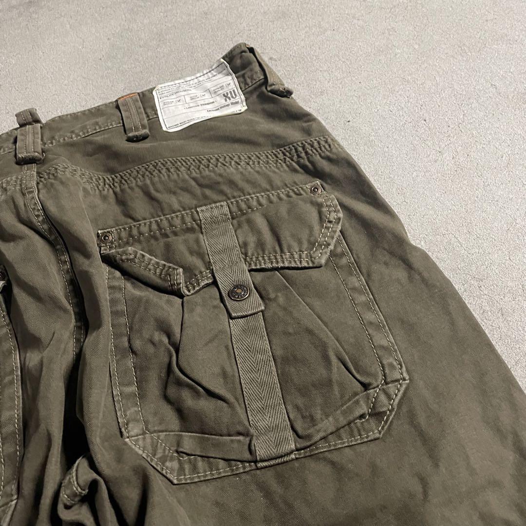 パンツ archive gimmick baggy cargo pants y2k