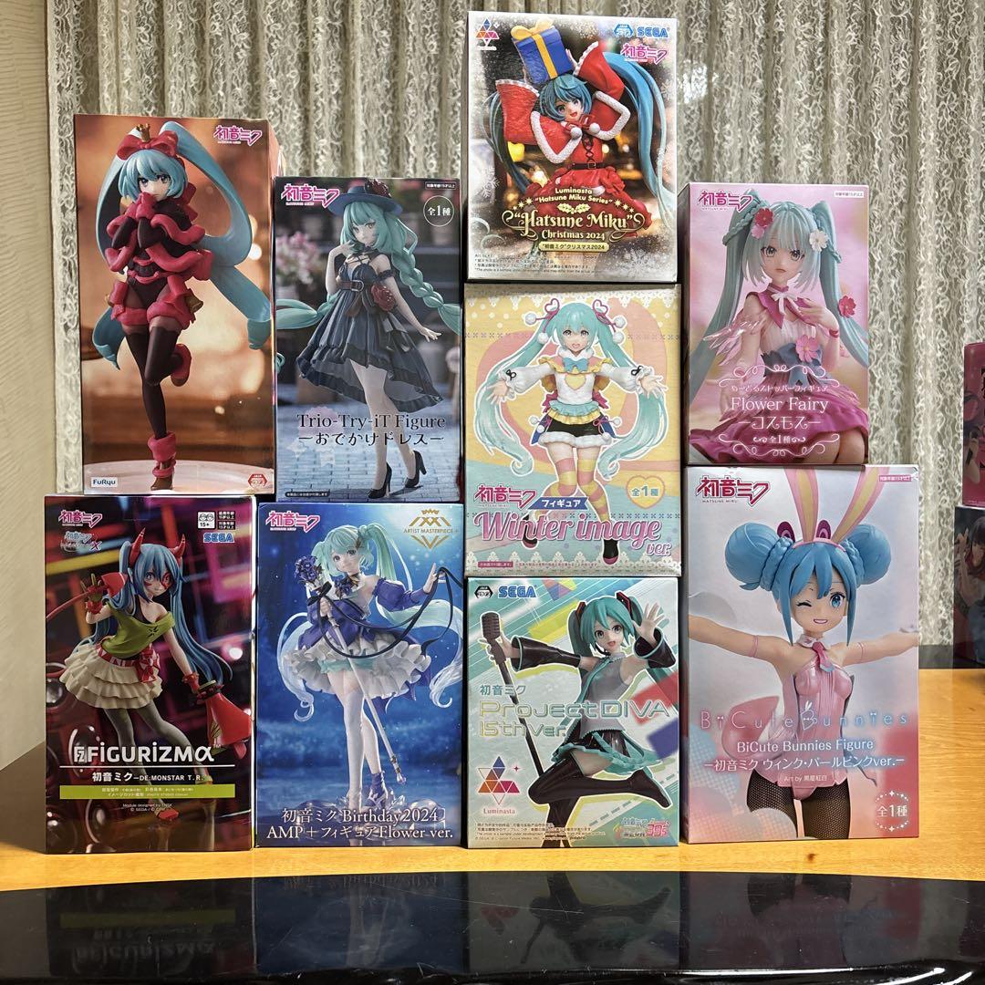✨新品未開封✨　プライズフィギュア　まとめ売り　9体セット まとめ売り 初音ミク フィギュア プライズ 新品 未開封 9体