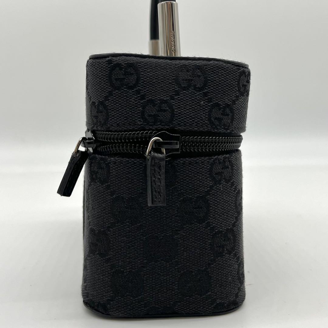 極美品✨GUCCI GGキャンバス バニティバッグ ハンドバッグ ブラック 極美品✨GUCCI GGキャンバス バニティバッグ ハンドバッグ ブラック