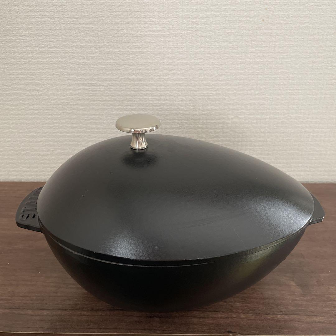 ストウブ　ムールポット　ムール貝　スープポット　未使用