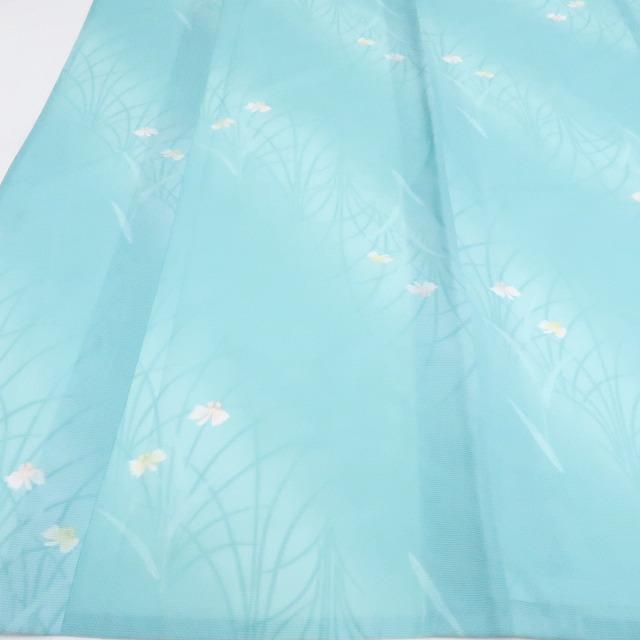 Y3229◆美品 やまと誂製 絽 居敷当て付 小紋 洗える夏着物 Y3229◇美品 やまと誂製 絽 居敷当て付 小紋 洗える夏着物
