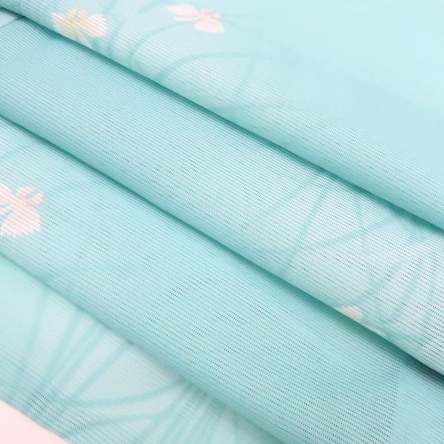 Y3229◆美品 やまと誂製 絽 居敷当て付 小紋 洗える夏着物 Y3229◇美品 やまと誂製 絽 居敷当て付 小紋 洗える夏着物