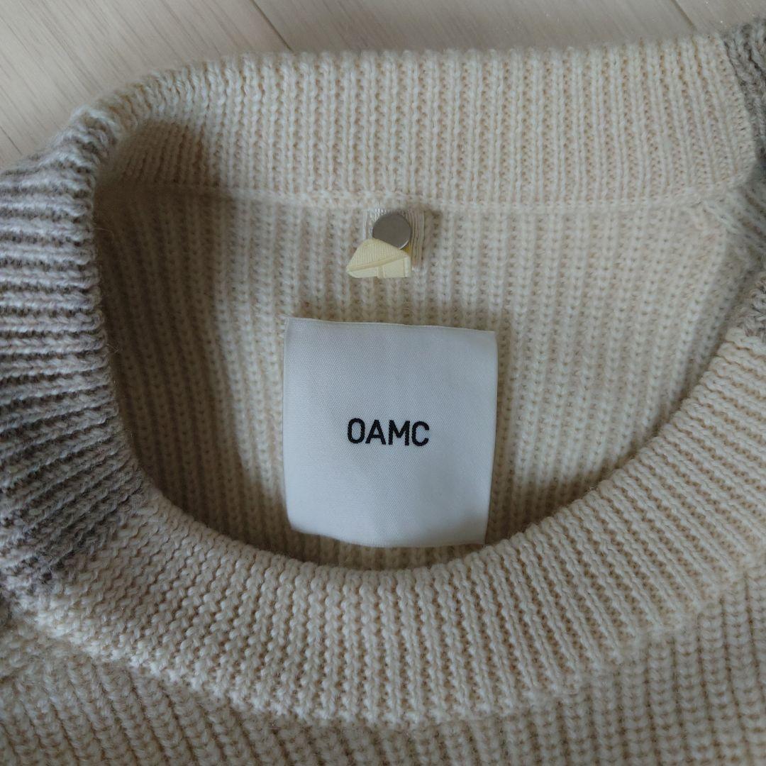 OAMC ウール100% ホワイト グレー セーター