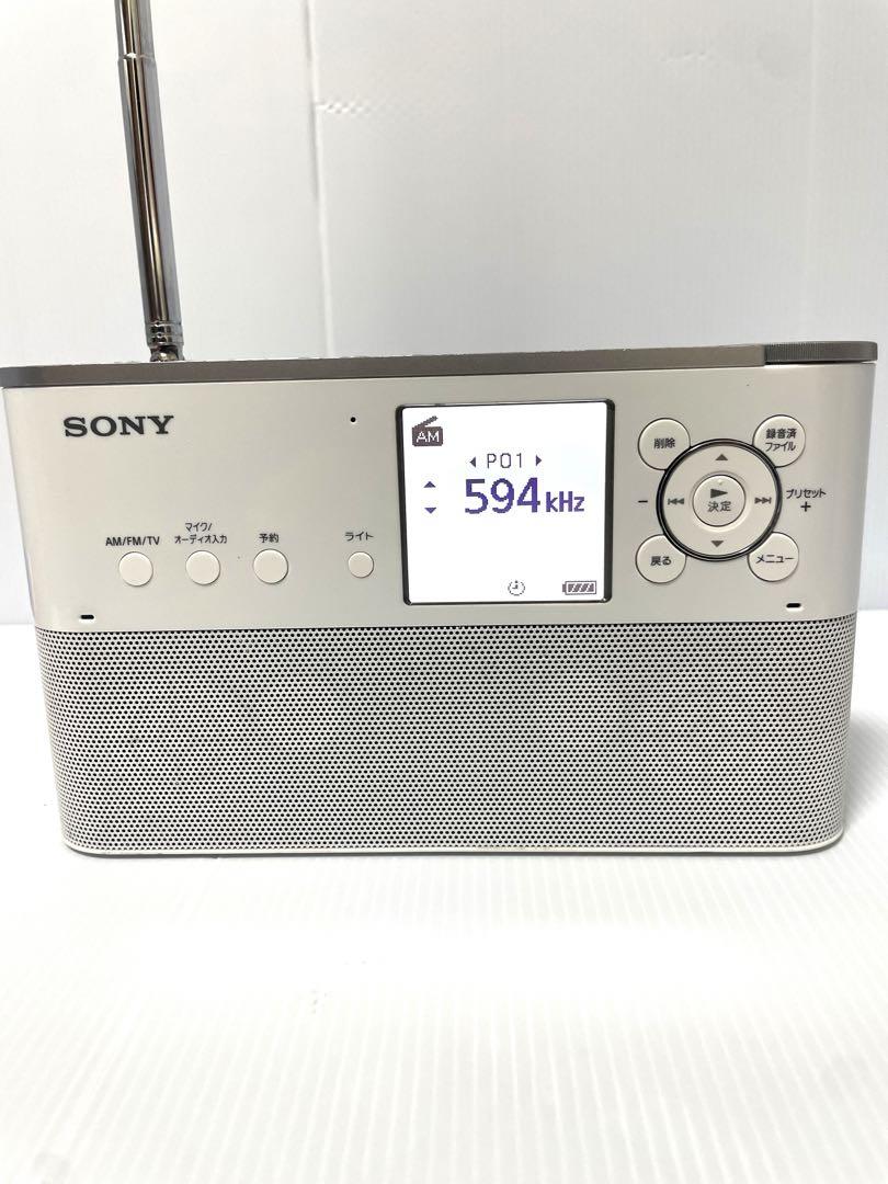 【ジャンク品】 SONY ICZ-R260TV　ポータブル ラジオ レコーダー
