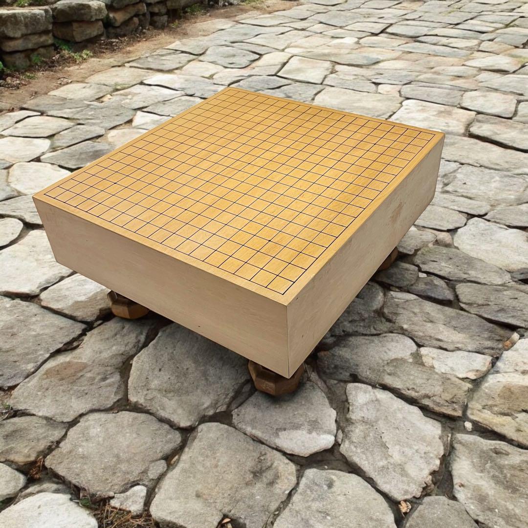 【送料込み】囲碁盤　木製　脚付 楽天市場】囲碁盤 新桂4寸足付碁盤 : 将棋囲碁専門店の将碁屋