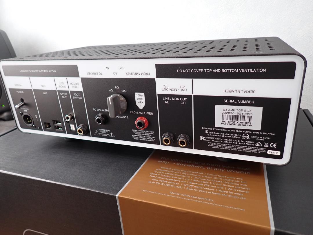 ギター Universal Audio OX Amp Top BOX