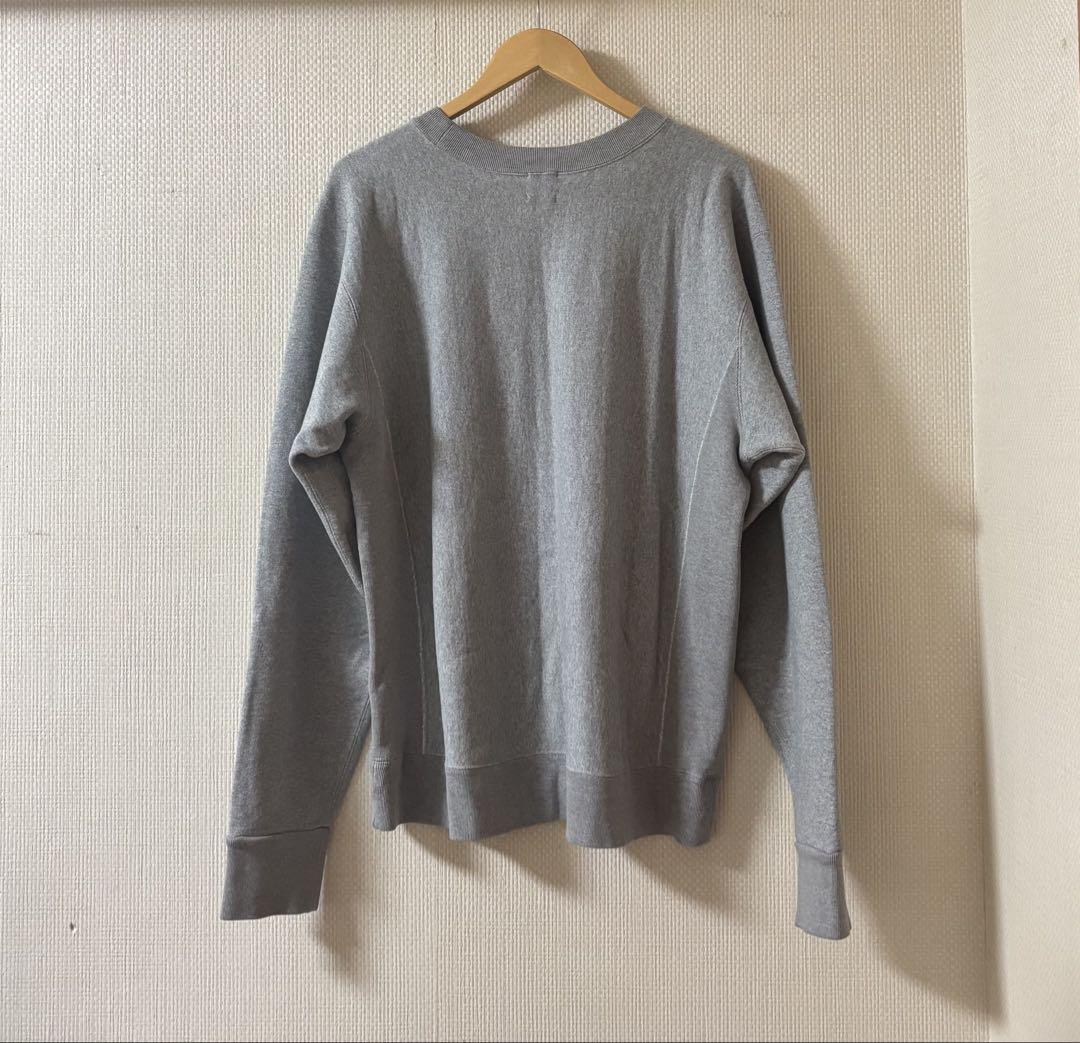 6 (ROKU) - 6 ROKU VIRGINIA SWEAT PULLOVER スウェット グレー 6（ロク）の「＜6(ROKU)＞∴VIRGINIA SWEAT PULLOVER/ｽｳｪｯﾄ