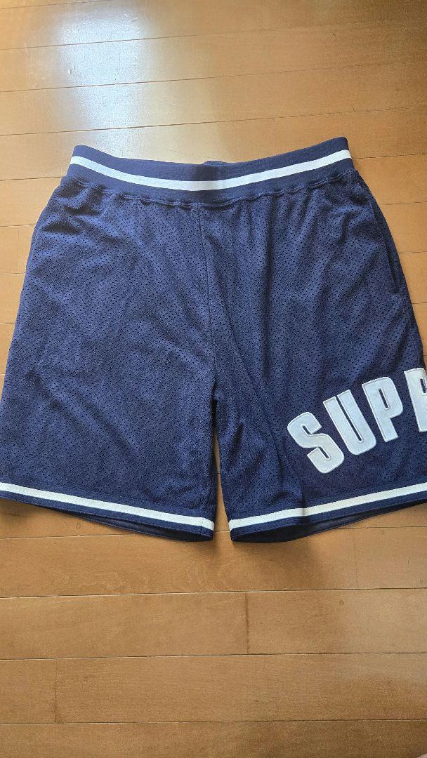 【M】Supreme Ultrasuede Mesh Short Navy