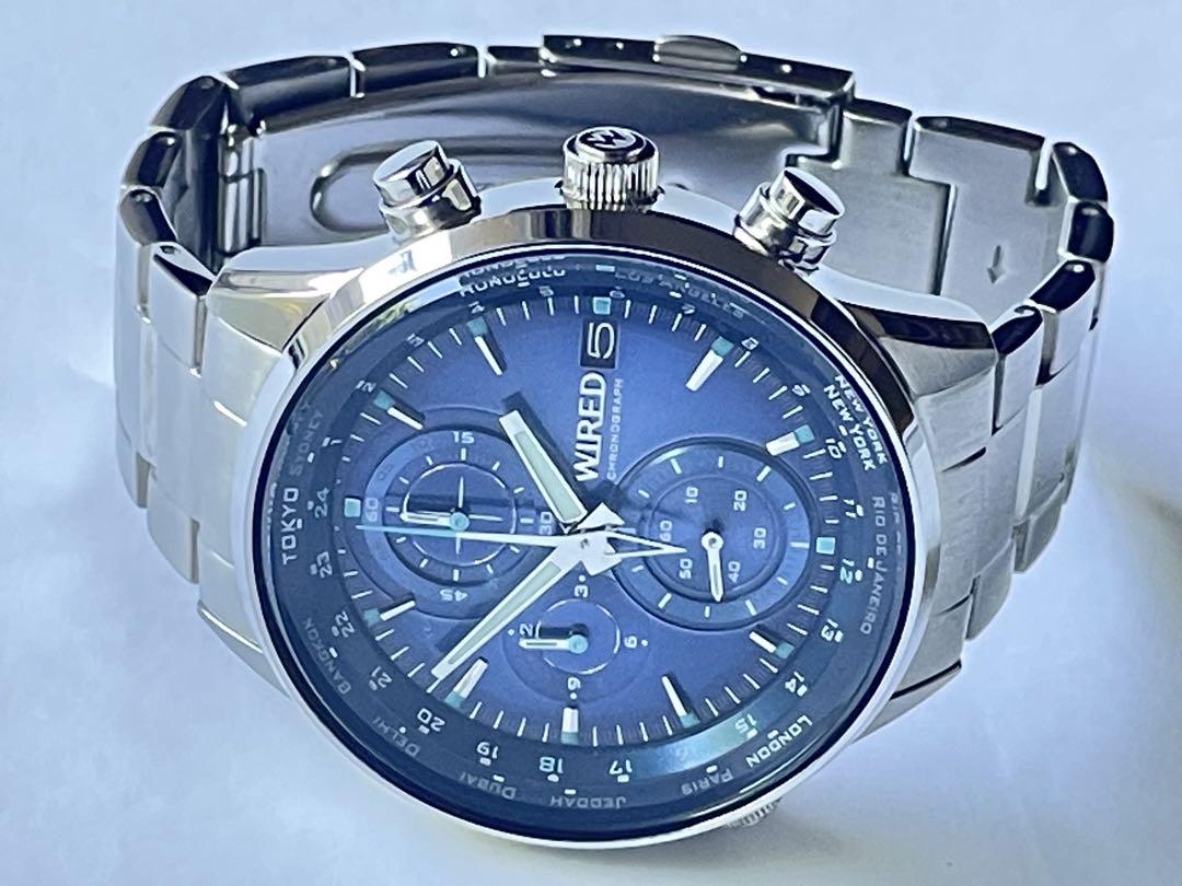 硯 SEIKO WIRED VK67-KND0 CHRONOGRAPH メンズ - メルカリ