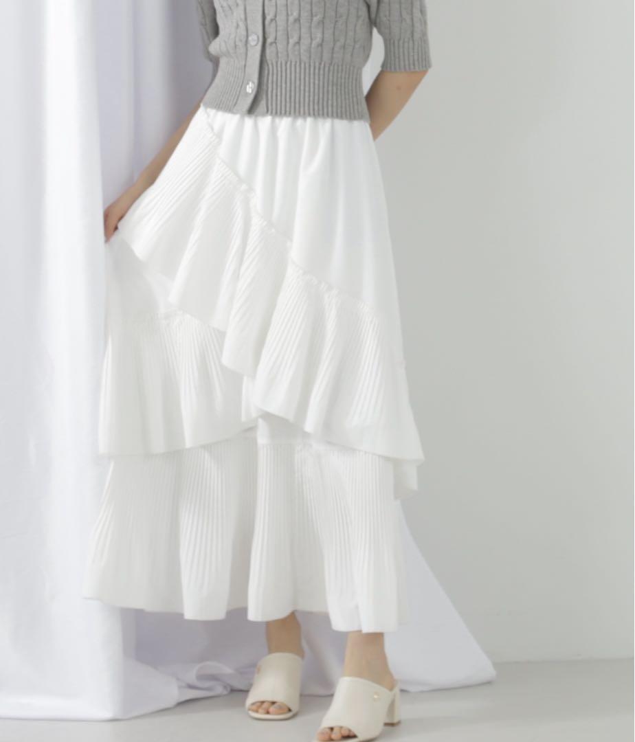 JILLBYJILLSTUART ボリュームデザインプリーツティアード