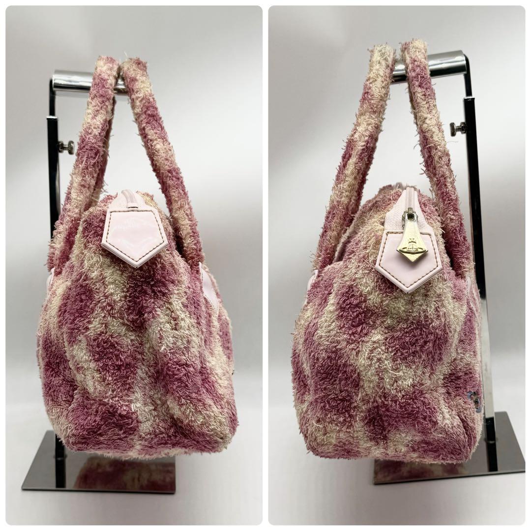 VivienneWestwood　レオパードピンク　ボストンバック Yahoo!オークション -「ヴィヴィアンウエストウッド バッグ