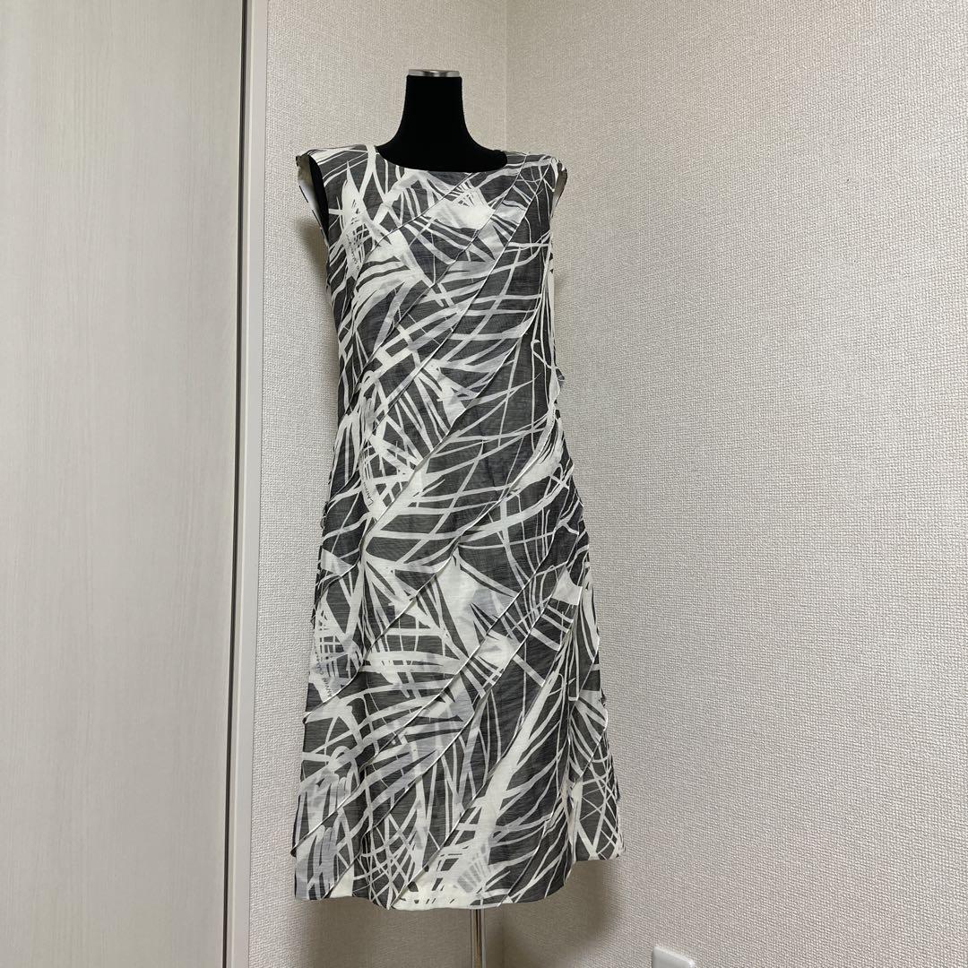 極美品LANVIN collection ロゴデザインワンピース