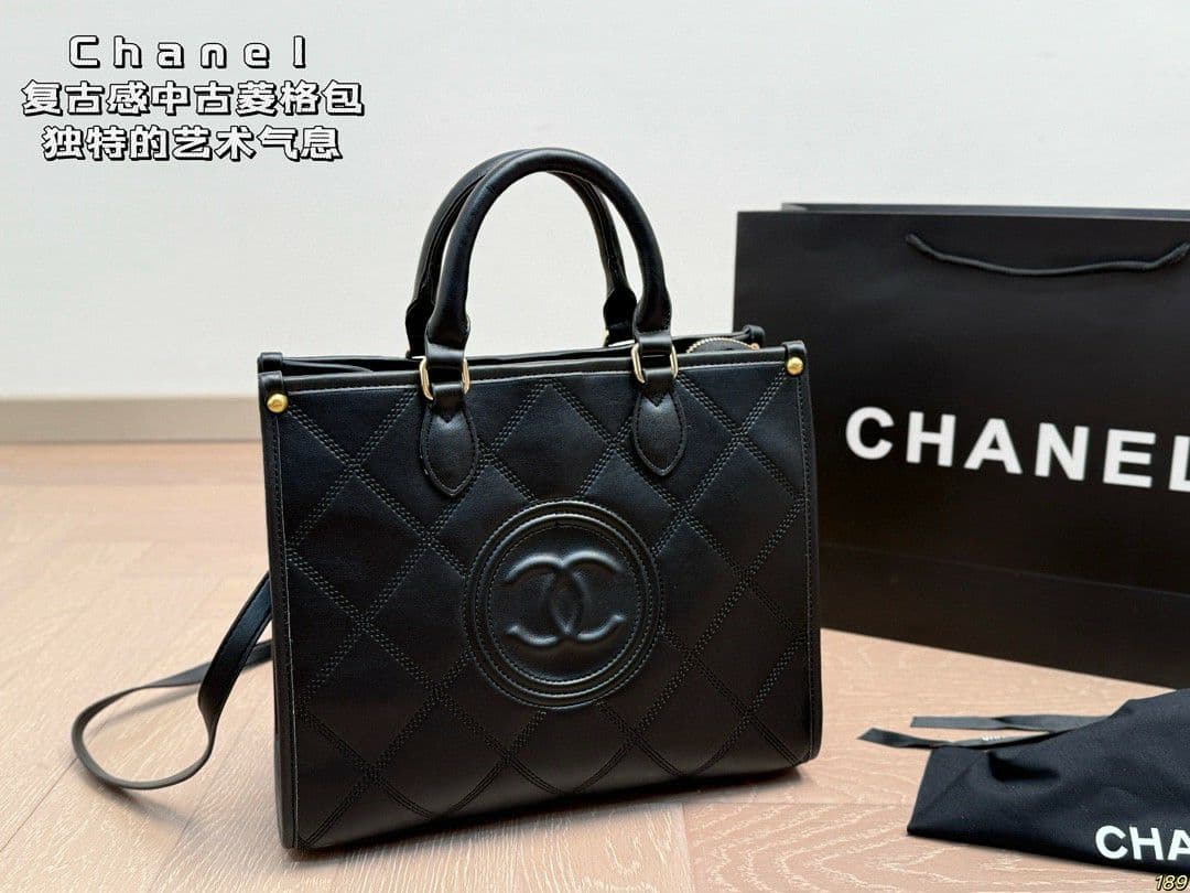 Chanel 黒 キルティング ショルダーバッグ