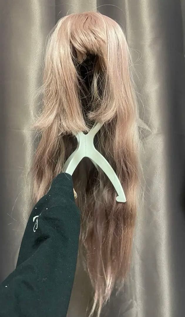 Hawkko ロング フルウィッグ かつら 耐熱（ラベンダーアッシュ）　即購入可