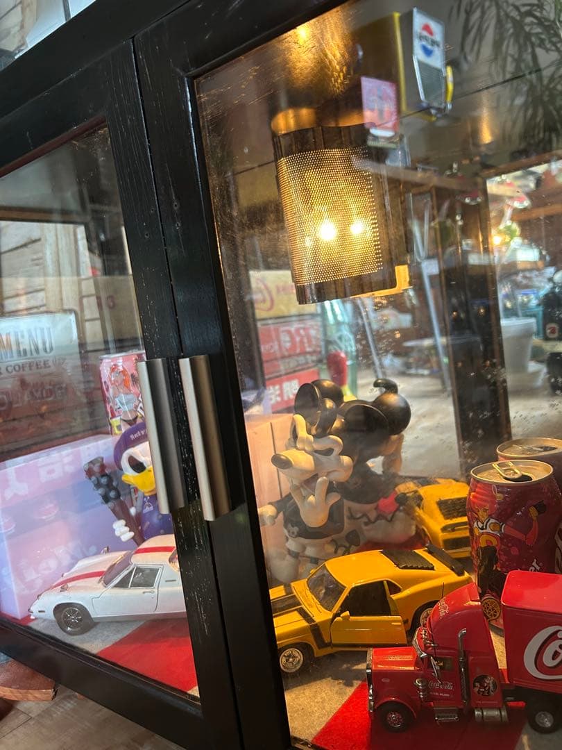 照明付きアメリカンアンティーク レトロ傷や汚れあり