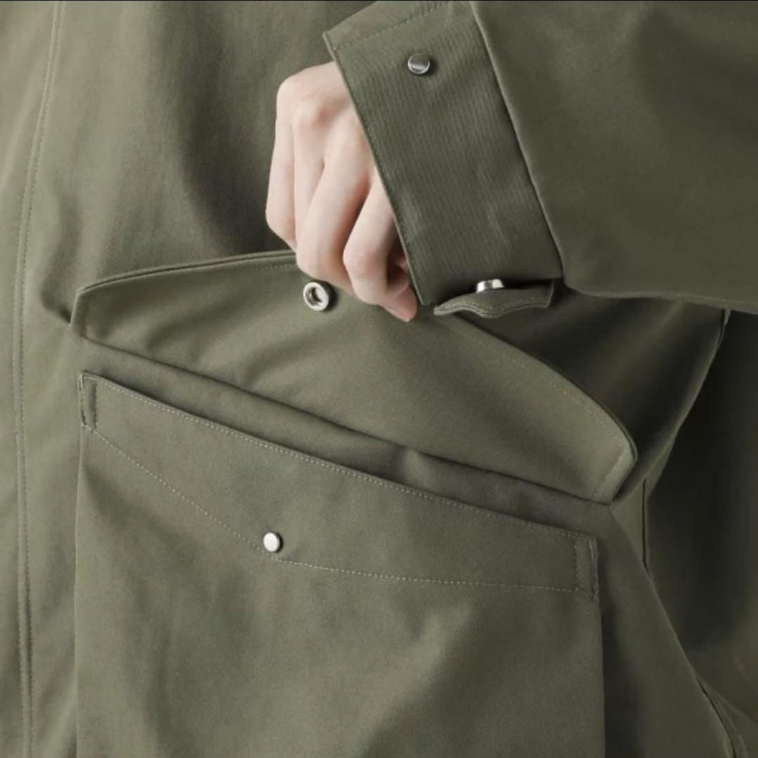 SLICK/スリック　タスランツイルユーティリティショートブルゾン　カーキ　M