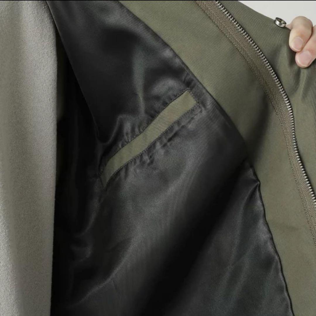 SLICK/スリック　タスランツイルユーティリティショートブルゾン　カーキ　M