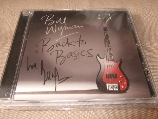 BILL WYMAN,サイン入り,新品, ローリング・ストーンズ,ビル・ワイマンローリングストーンズ