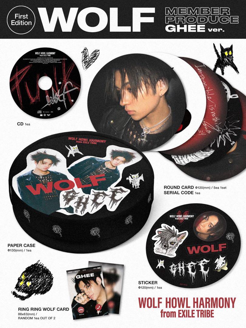 WOLF ウルフ GHEE ギー メンプロ盤 未使用 37カード付き WOLF MEMBER PRODUCE GHEE ver. - 邦楽安い