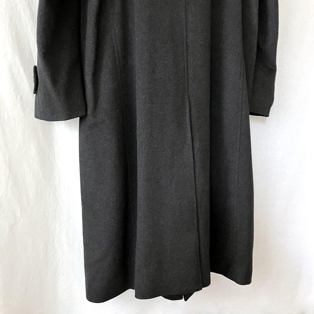 美品 D'URBAN カシミヤ100% ステンカラーコート LL相当 レナウン