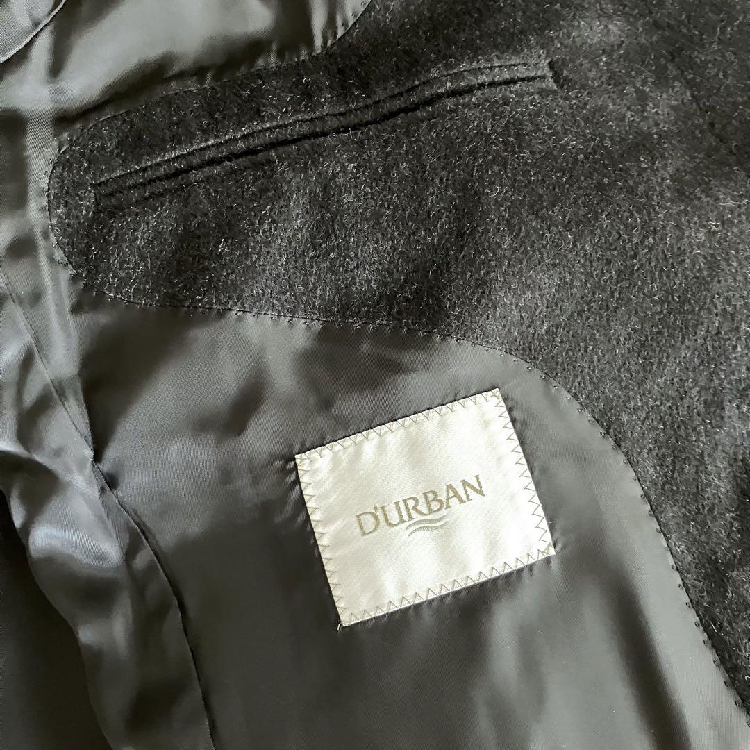 美品 D'URBAN カシミヤ100% ステンカラーコート LL相当 レナウン
