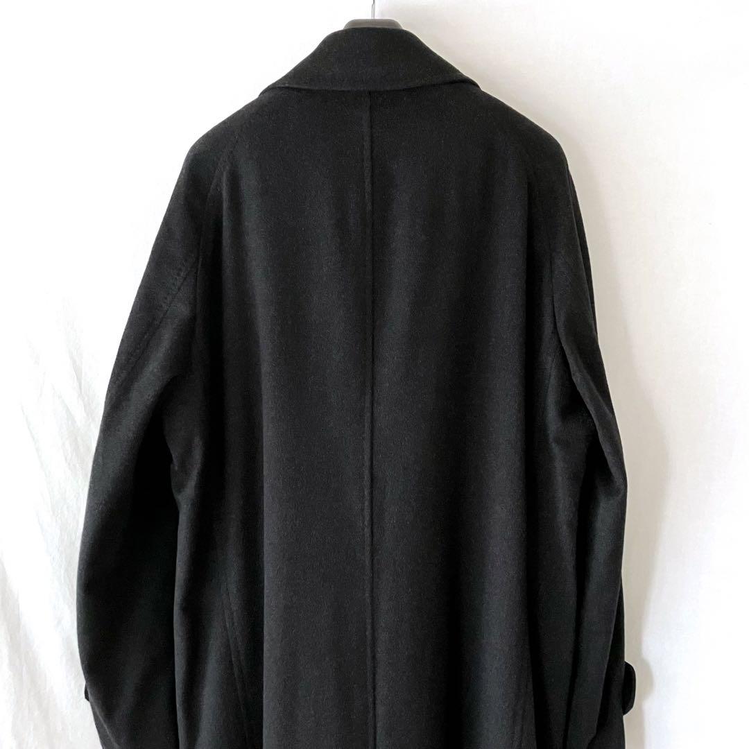 美品 D'URBAN カシミヤ100% ステンカラーコート LL相当 レナウン