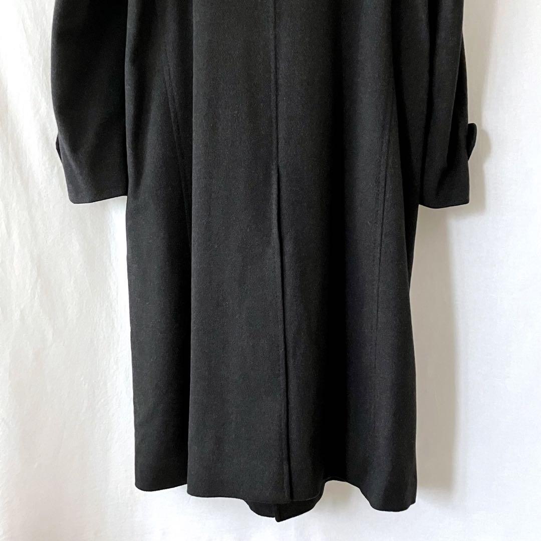美品 D'URBAN カシミヤ100% ステンカラーコート LL相当 レナウン