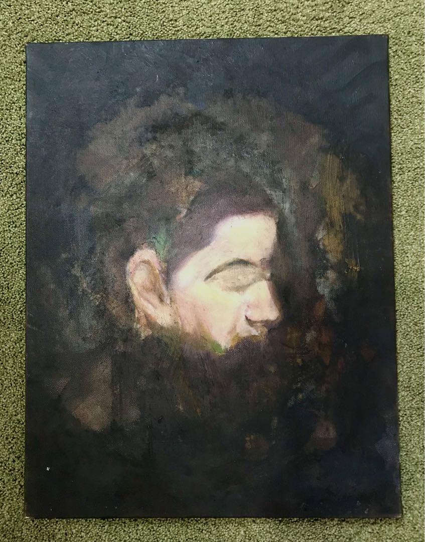 toooo　人物　肖像画　油絵　F6号