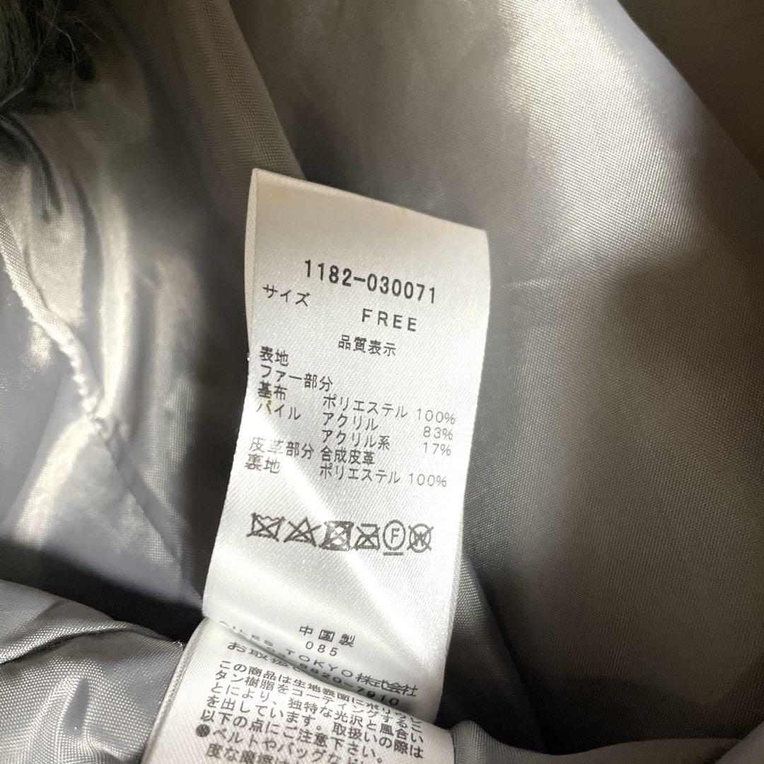 【美品】 ENVYM ファーライダース ジャケットFREE size アンビー