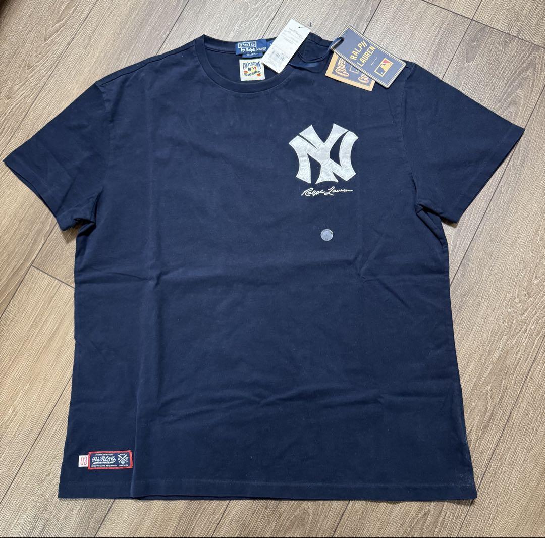 2025最新のスタイル 貴重L】MLB公式Ralph Lauren Tシャツ ニューヨーク・ヤンキース 記念グッズ