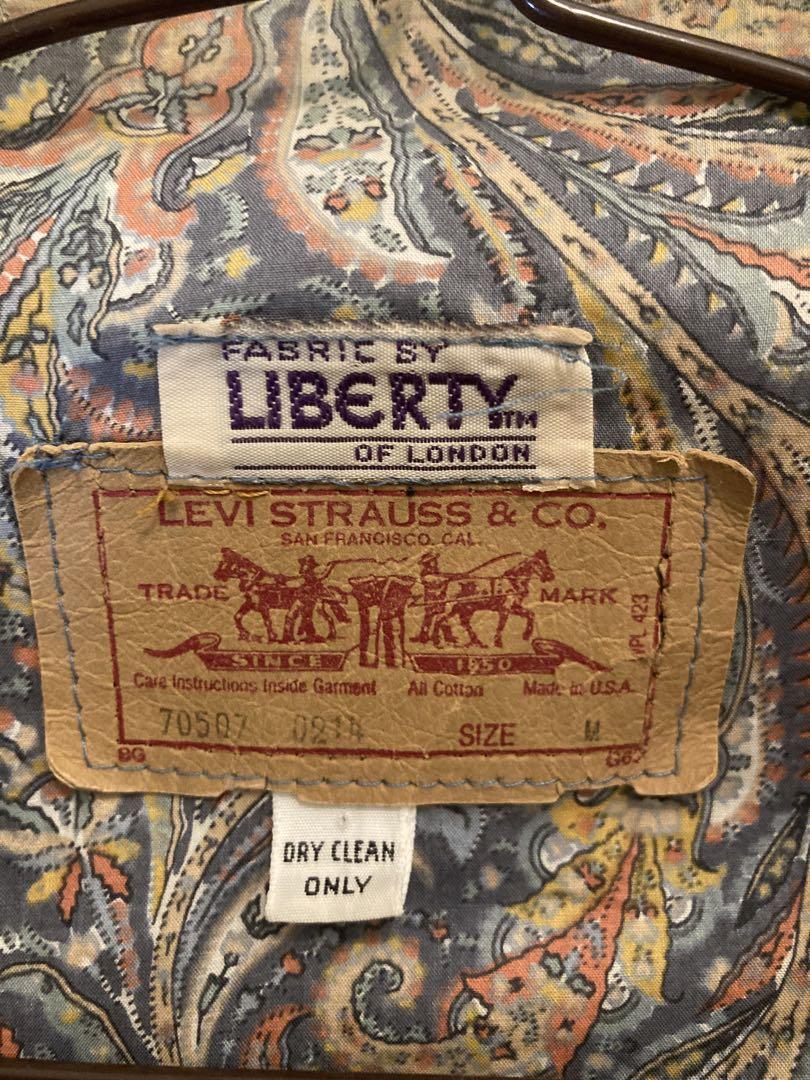 90s LIBERTY × Levis デニムジャケット