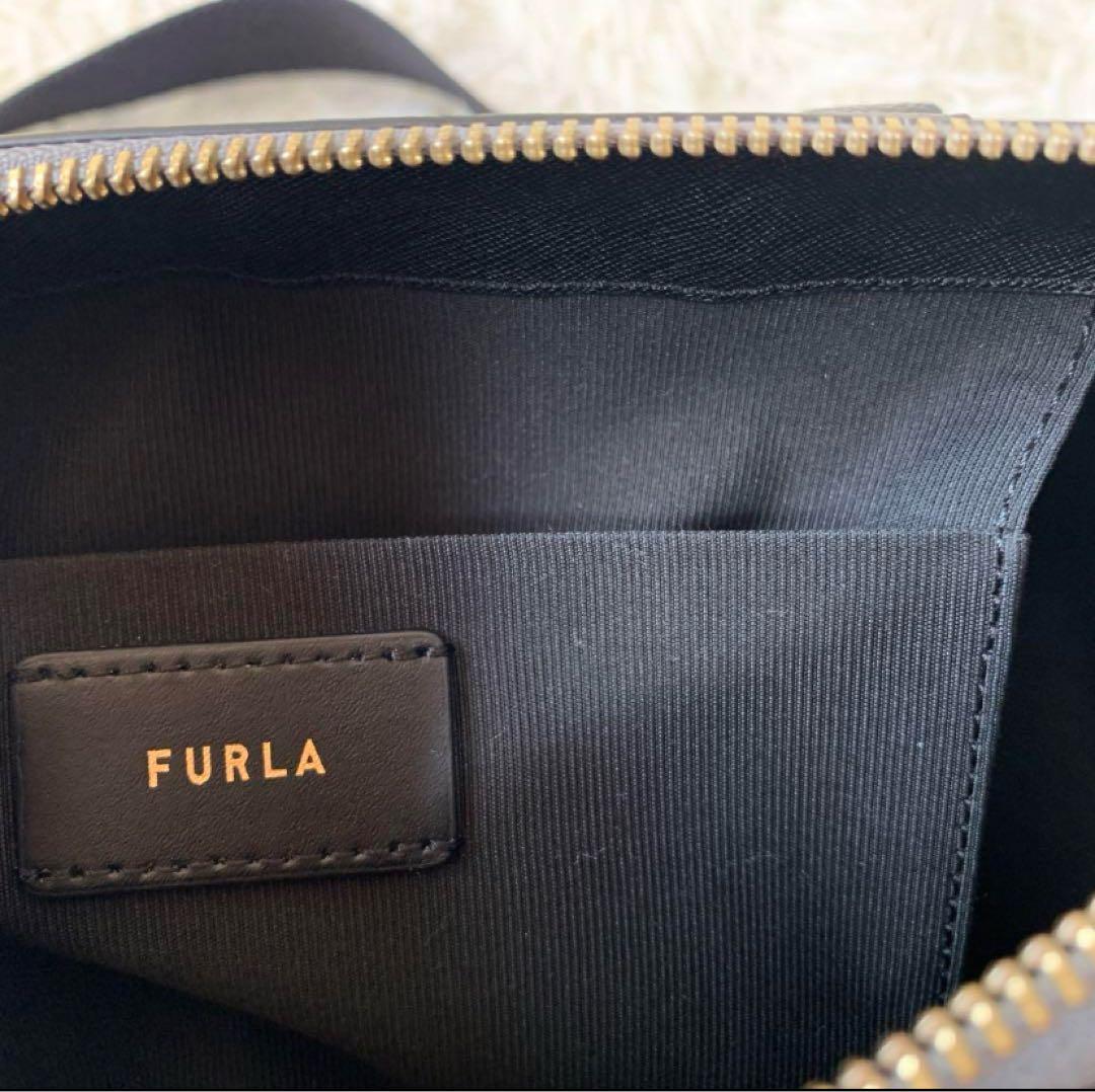 未使用級✨極美品✨フルラ　ミネルヴァ　2way ショルダーバッグ　現行ロゴ 超希少極美品フルラ ミネルヴァ ショルダーバッグ 2way グレー