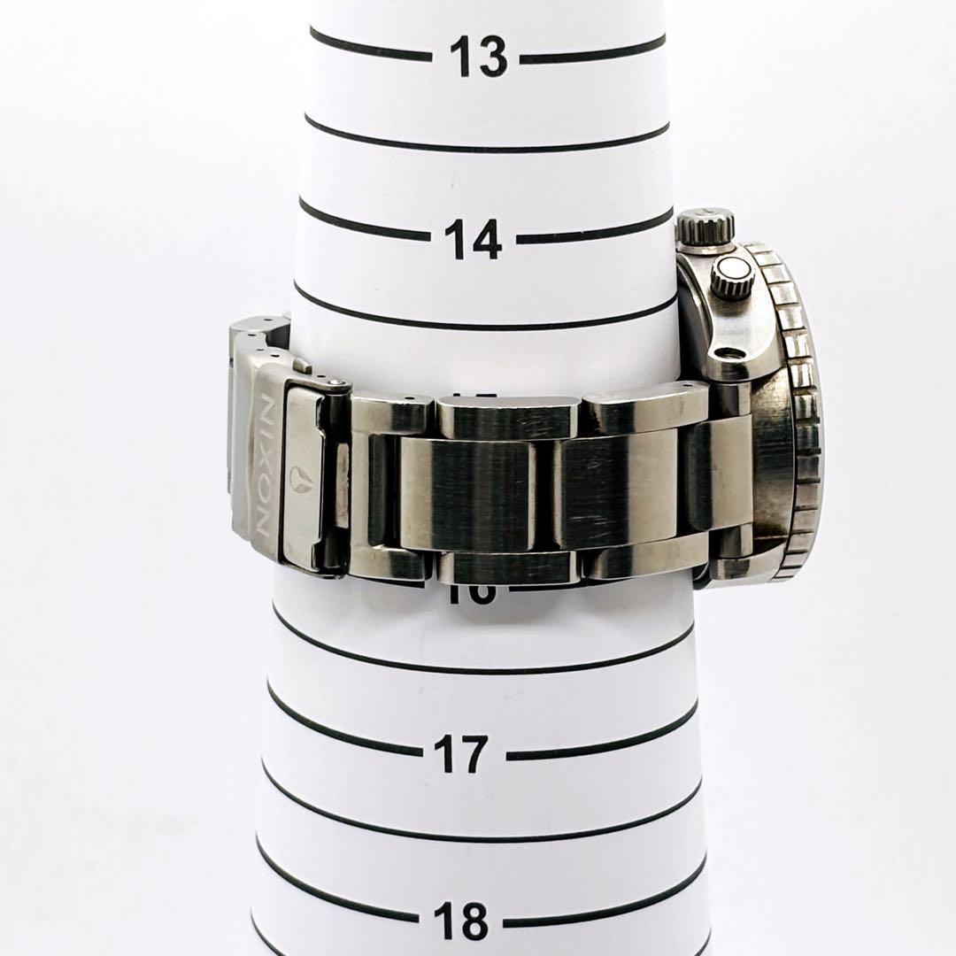 【動作良好】ニクソン 42-20 クロノ シルバー 腕時計 y2k