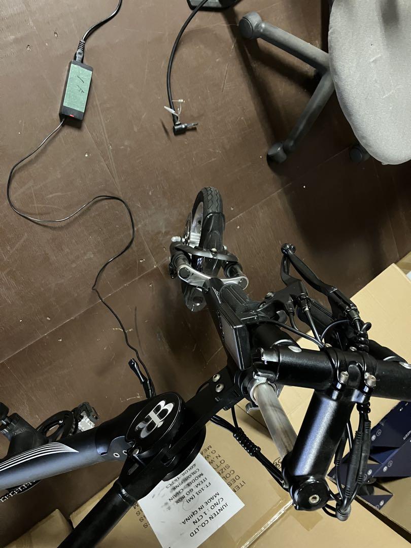 ジャンク品 折りたたみ電動アシスト自転車 BORNTORUN GX 折畳 J4