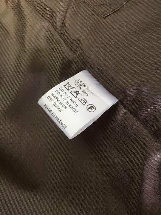 美品 HERVIER PRODUCTIONS ステンカラーコート 2 フランス製