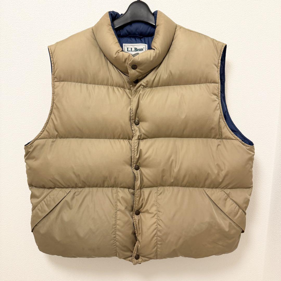 エルエルビーン ダウンベスト XL(reguler) ベージュ エルエルビーン ダウンベスト XL(reguler) ベージュ