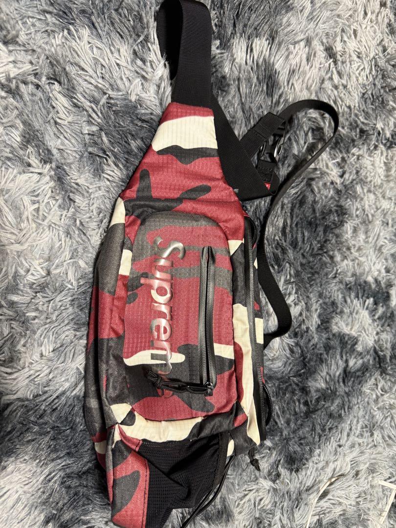 supreme スリングバッグ Sling Bag Red Camo - バッグ安く 買う 方法