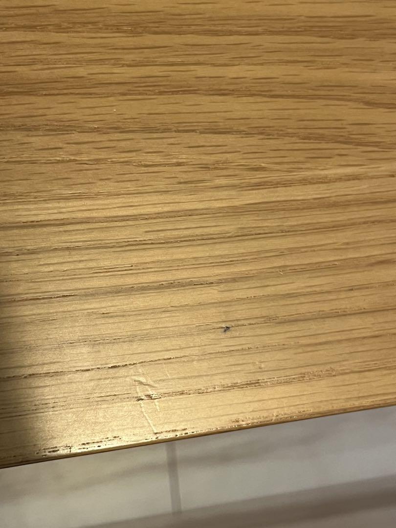 無印良品　木製ミドルテーブル・オーク材