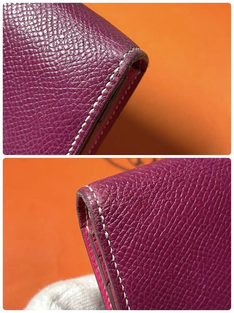 【あんしん鑑定】HERMES ベアンスフレ バイカラー 長財布 エルメス あんしん鑑定】HERMES ベアンスフレ バイカラー 長財布 エルメス