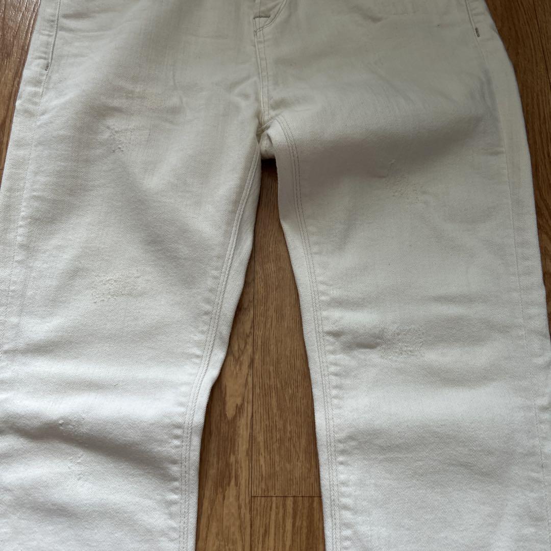 美品☆メゾンスコッチ☆デニム☆ダメージ加工☆オフホワイト☆26/32☆ 美品☆メゾンスコッチ☆デニム☆ダメージ加工☆オフホワイト☆26